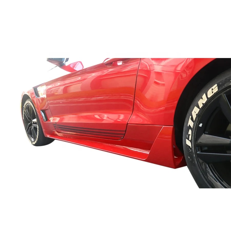 GTE Style New Condition Side Skirts and Rocker Panels Body Kit for 2015-2023 for Mustang PP Material Bumper